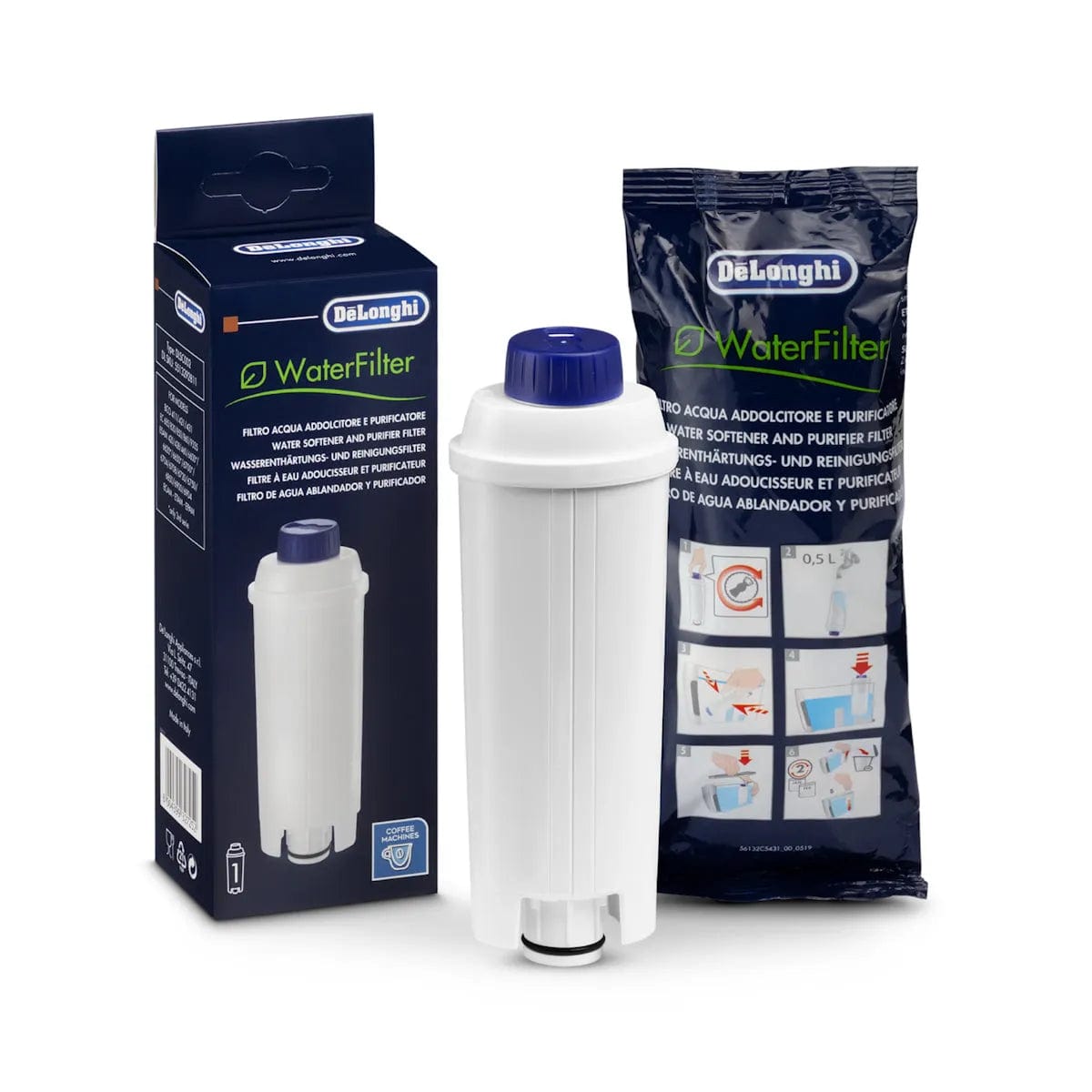 thumbnail image 2 of 3-Pack Compatible Water Filter For DeLonghi Dinamica ECAM 350.15.B Coffee Machine 2 of 3