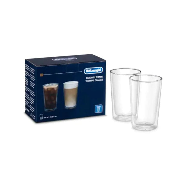 De'Longhi Double Walled 480ml Glasses DLSC319 (Set of 2) DISCOUNT_HIDDEN_PRODUCT DeLonghi