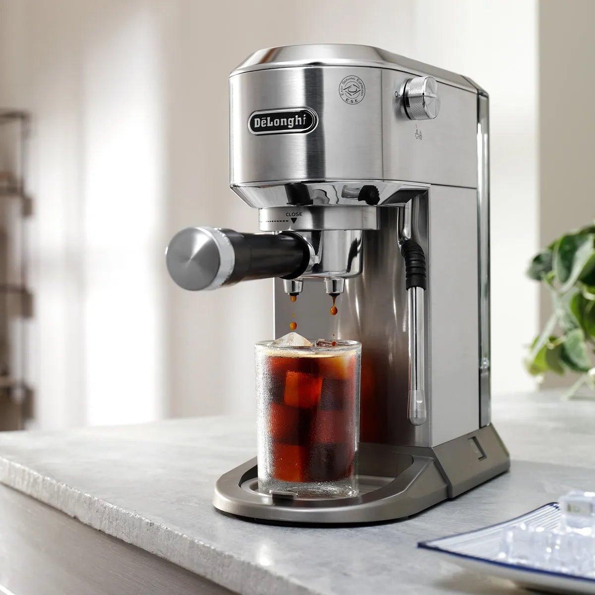 De'Longhi Dedica Duo Espresso Machine with Cold Brew EC890M (Metal)