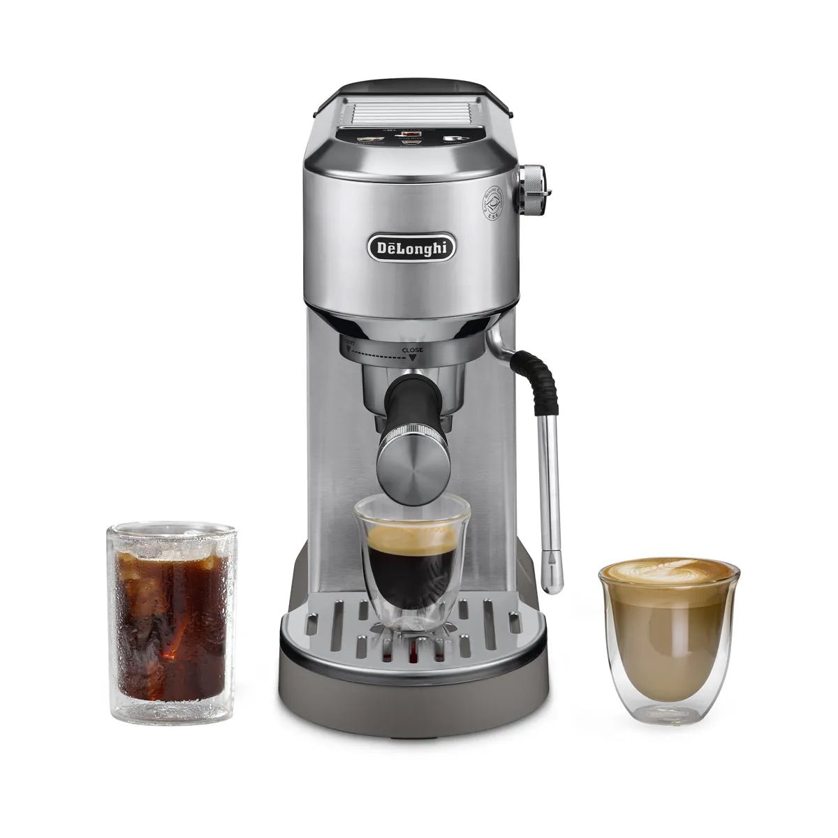 De'Longhi Dedica Duo Espresso Machine with Cold Brew EC890M (Metal) Espresso Machine DeLonghi