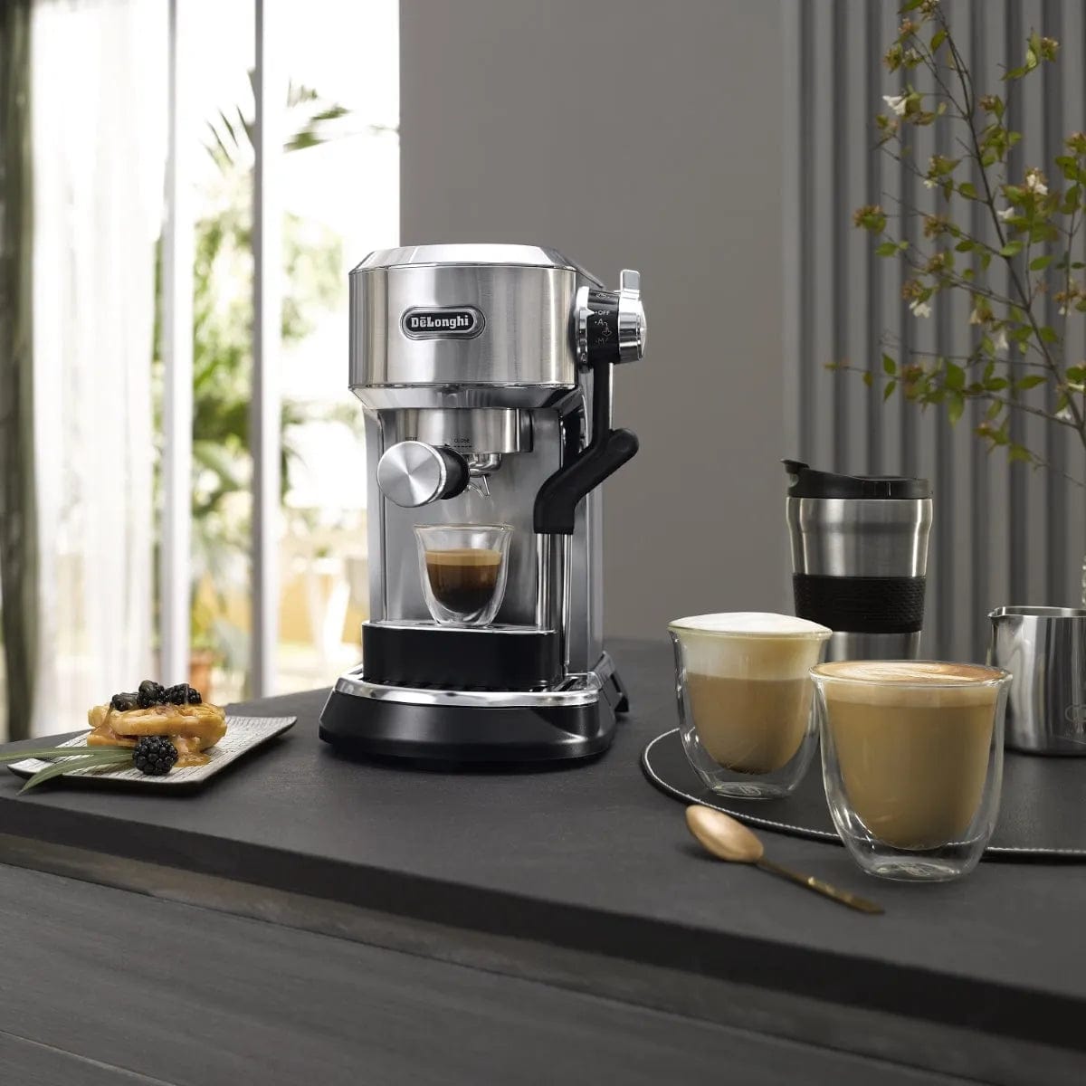 De'Longhi Dedica Maestro Plus Espresso & Cappuccino Machine EC950M Espresso Machine DeLonghi