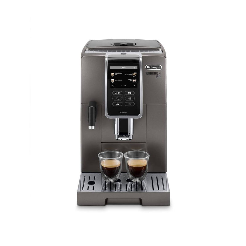DeLonghi ECAM37095TI Dinamica PLUS Smart Super Automatic Cappuccino &  Espresso Machine With LatteCrema System (Titanium)