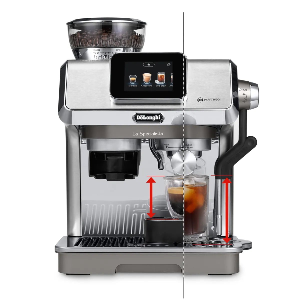 De'Longhi La Specialista Touch Semi-Automatic Espresso Machine EC9455M