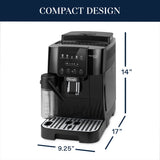 De'Longhi Magnifica Start Super Automatic Espresso Machine with LatteCrema System ECAM22080B (Black) Super Automatic Espresso Machine DeLonghi