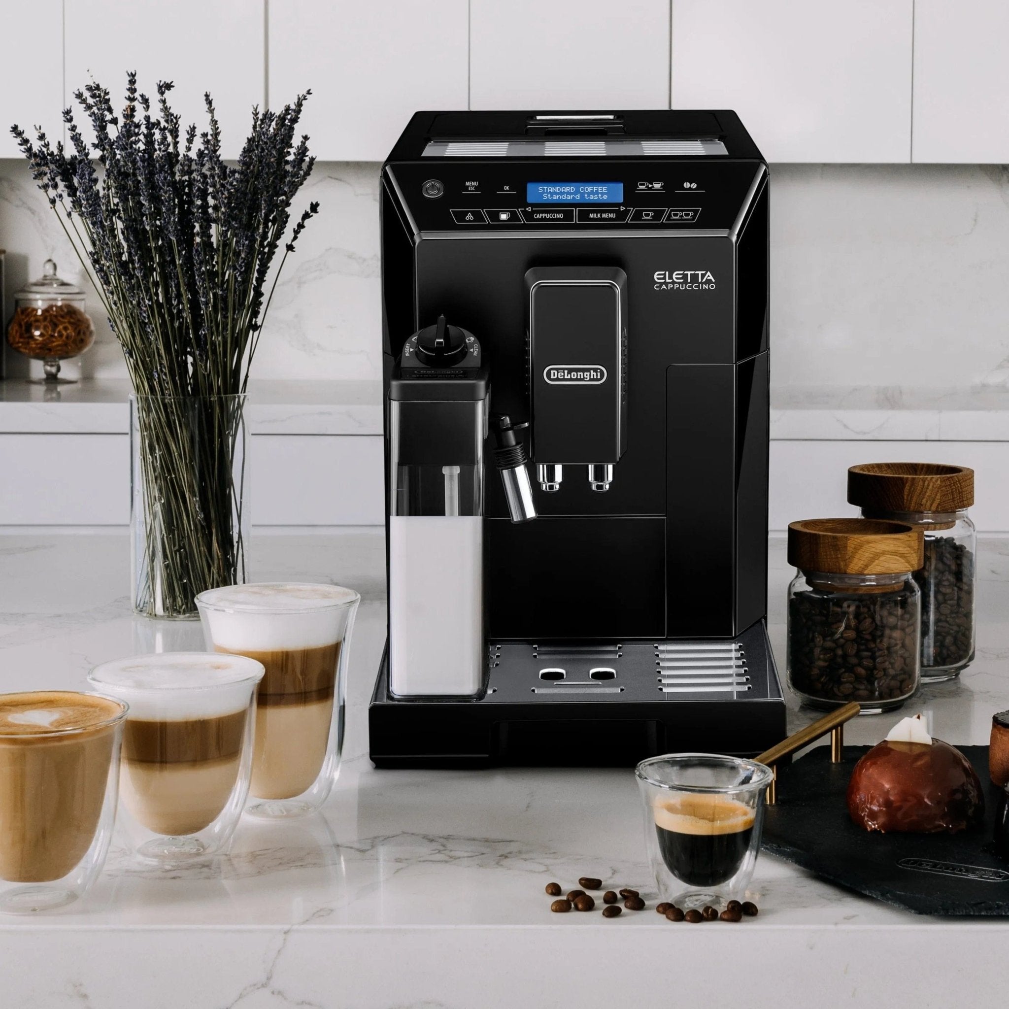De'Longhi Eletta Cappuccino エスプレッソマシン Amazon.com: DeLonghi ECAM44660B Eletta Fully Automatic Espresso