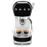 Smeg Retro-Style Espresso Maker ECF02BLUS (Black) Espresso Machine Smeg