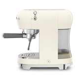 Smeg Retro-Style Espresso Maker ECF02CRUS (Cream) Espresso Machine Smeg