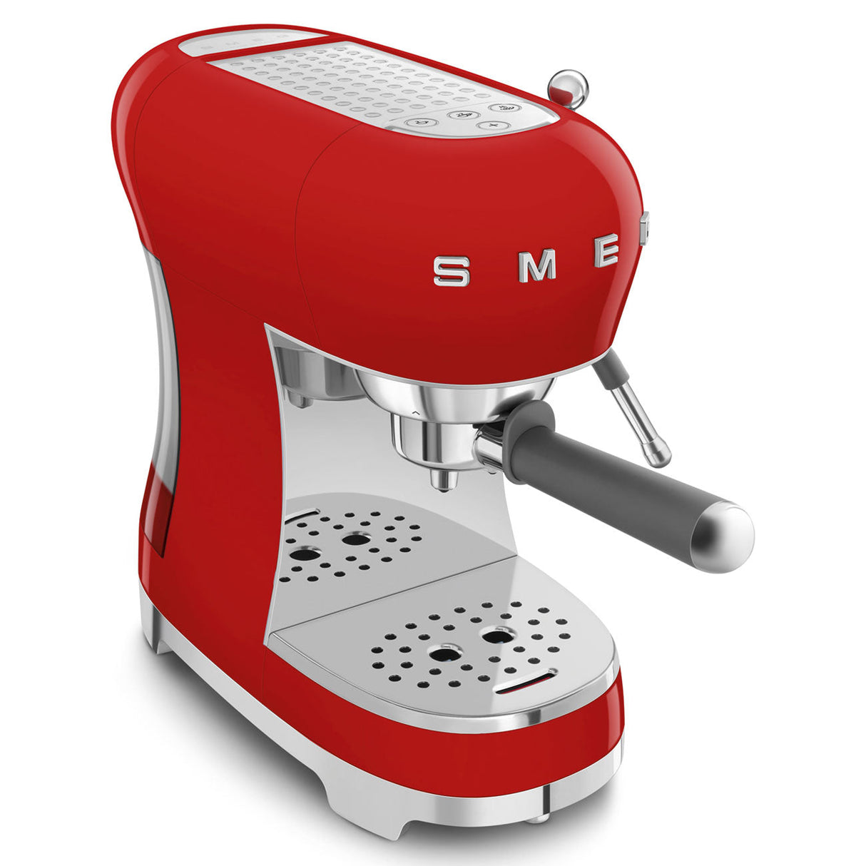 Smeg Retro-Style Espresso Maker ECF02RDUS (Red) Espresso Machine Smeg