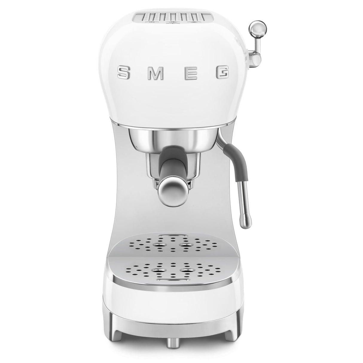 Smeg Retro-Style Espresso Maker ECF02WHUS (White) Espresso Machine Smeg