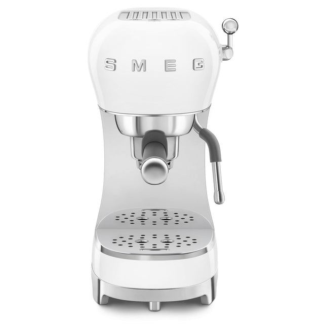 Smeg Retro-Style Espresso Maker ECF02WHUS (White) Espresso Machine Smeg