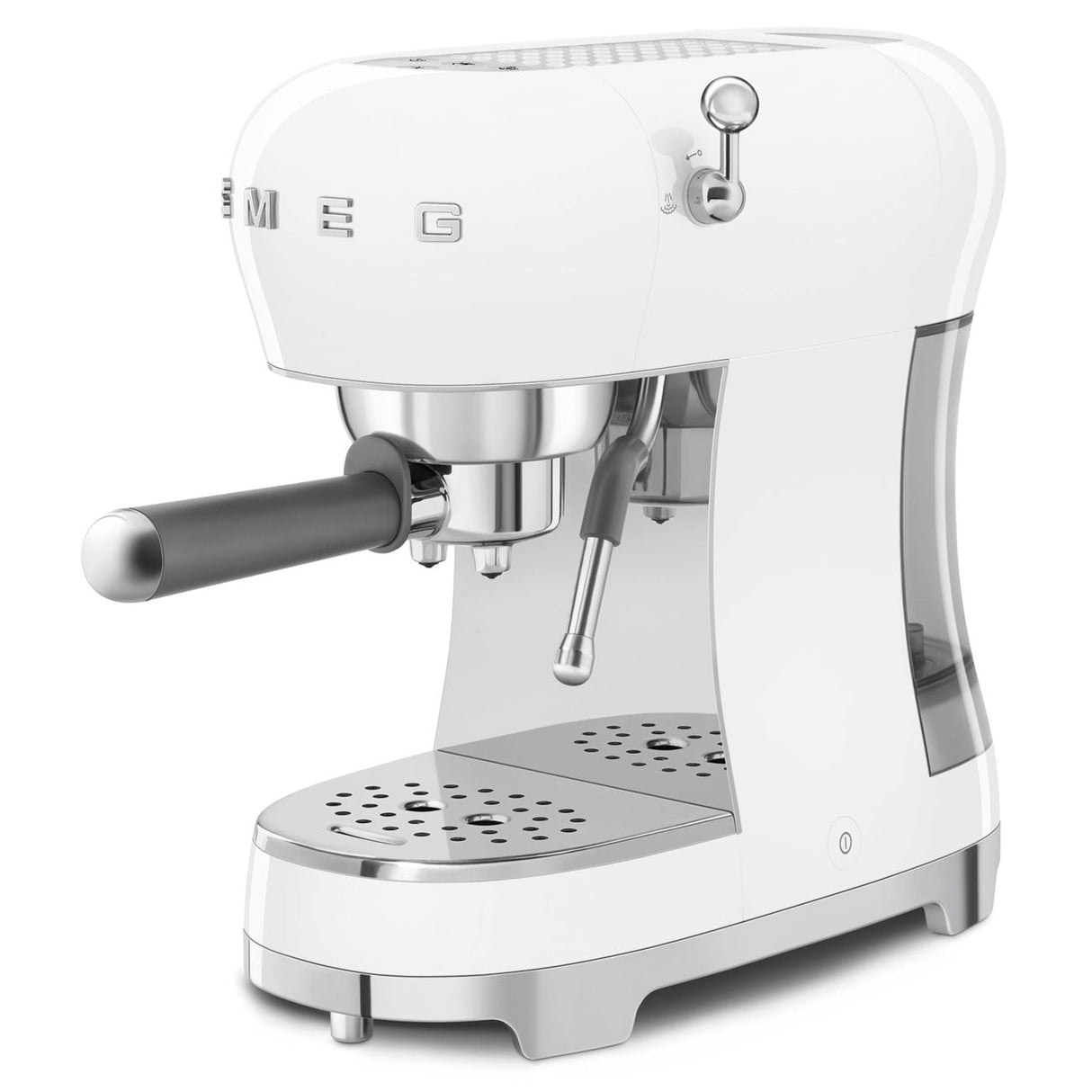 Smeg Retro-Style Espresso Maker ECF02WHUS (White) Espresso Machine Smeg
