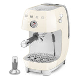 Smeg Retro-Style Espresso Maker with Cold Brew ECF03CRUS (Cream) Espresso Machine Smeg