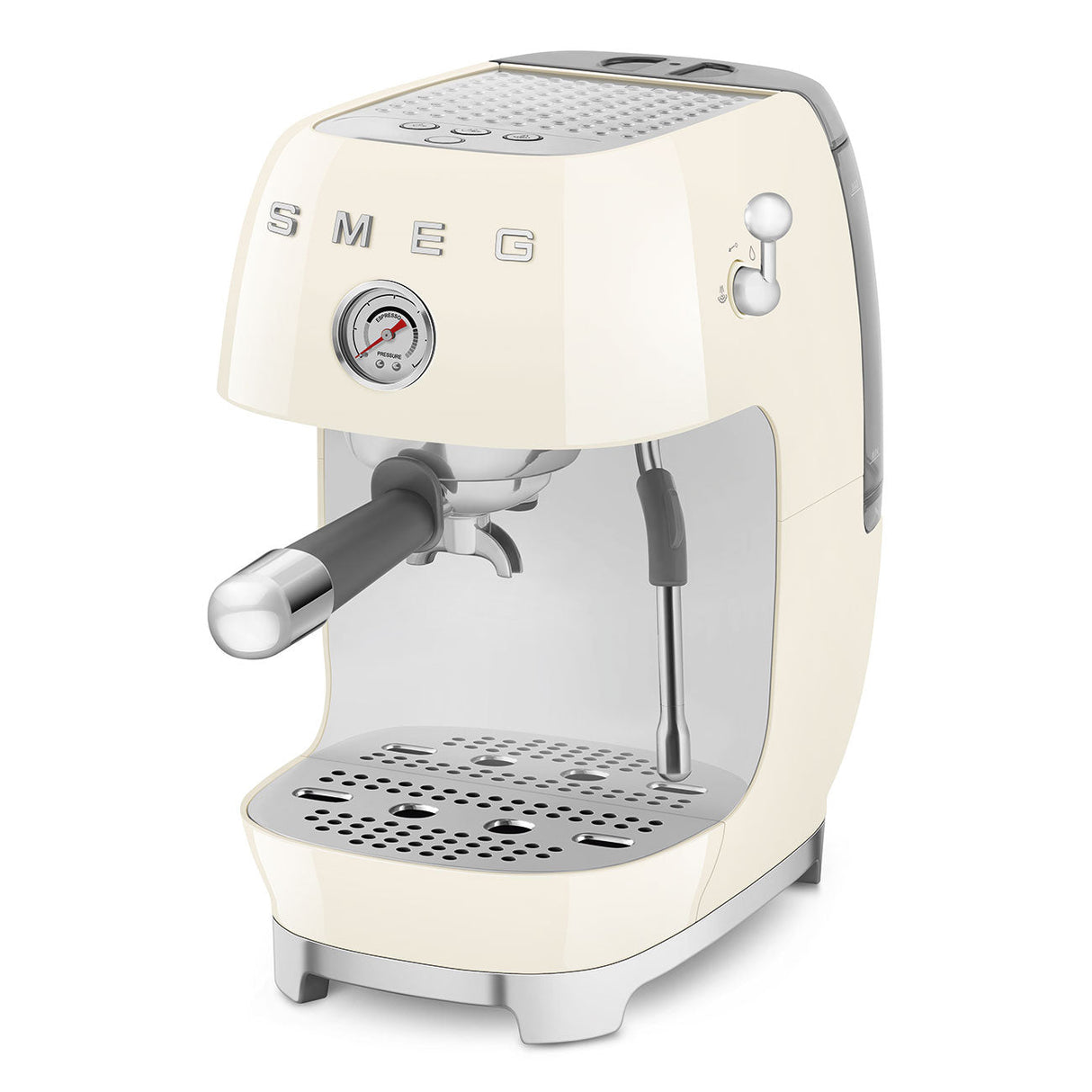 Smeg Retro-Style Espresso Maker with Cold Brew ECF03CRUS (Cream) Espresso Machine Smeg