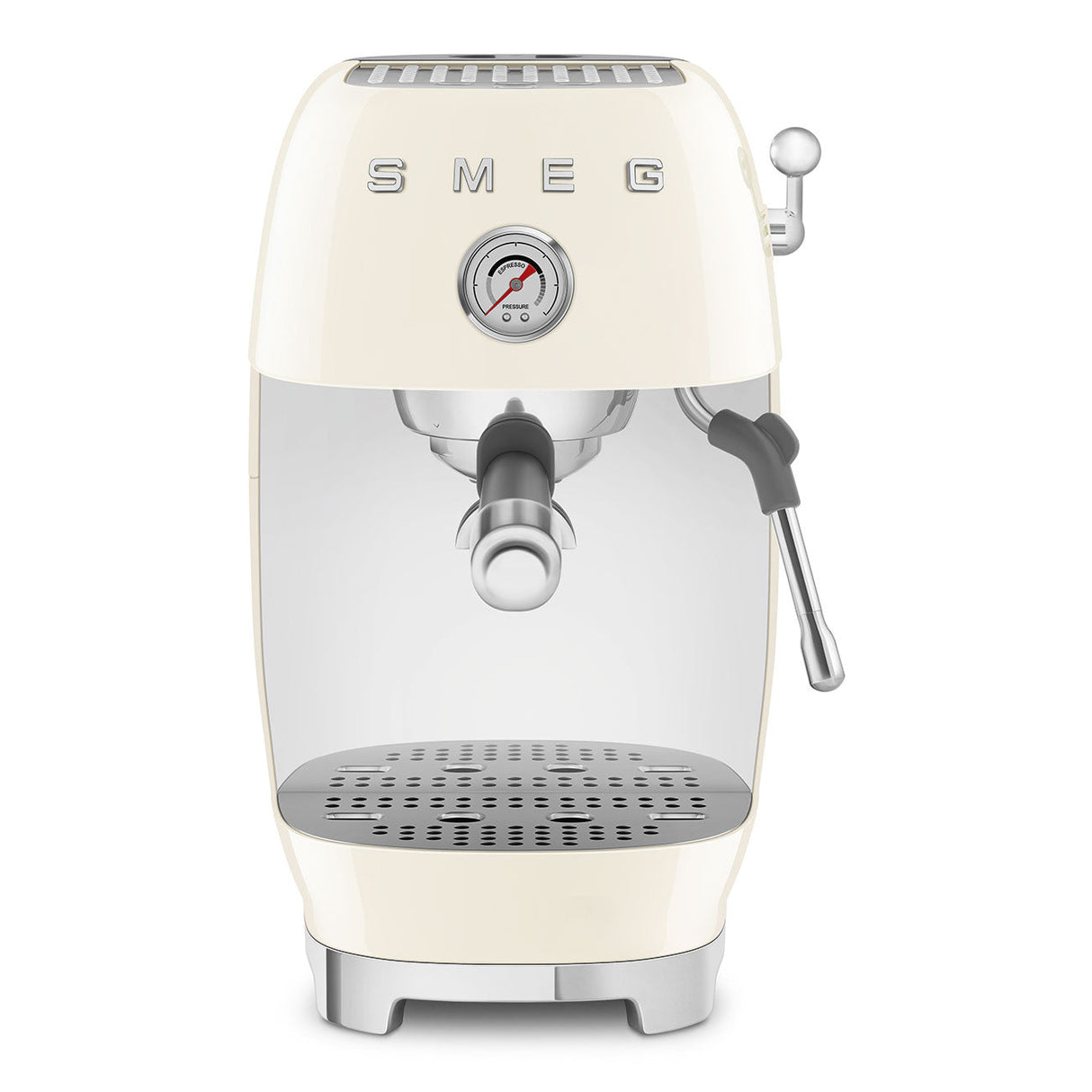 Smeg Retro-Style Espresso Maker with Cold Brew ECF03CRUS (Cream) Espresso Machine Smeg