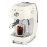 Smeg Retro-Style Espresso Maker with Cold Brew ECF03CRUS (Cream) Espresso Machine Smeg