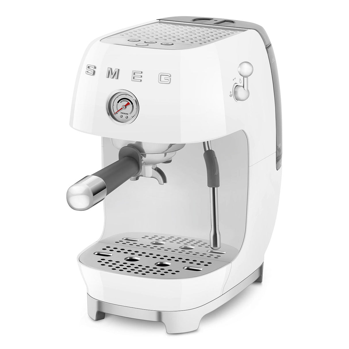 Smeg Retro-Style Espresso Maker with Cold Brew ECF03WHUS (White) Espresso Machine Smeg