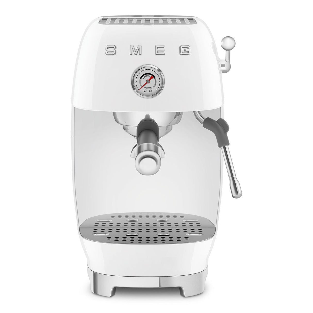 Smeg Retro-Style Espresso Maker with Cold Brew ECF03WHUS (White) Espresso Machine Smeg