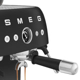 Smeg Retro-Style Semi Automatic Espresso Machine with Grinder EGF03BLMUS (Matte Black) Espresso Machine Smeg