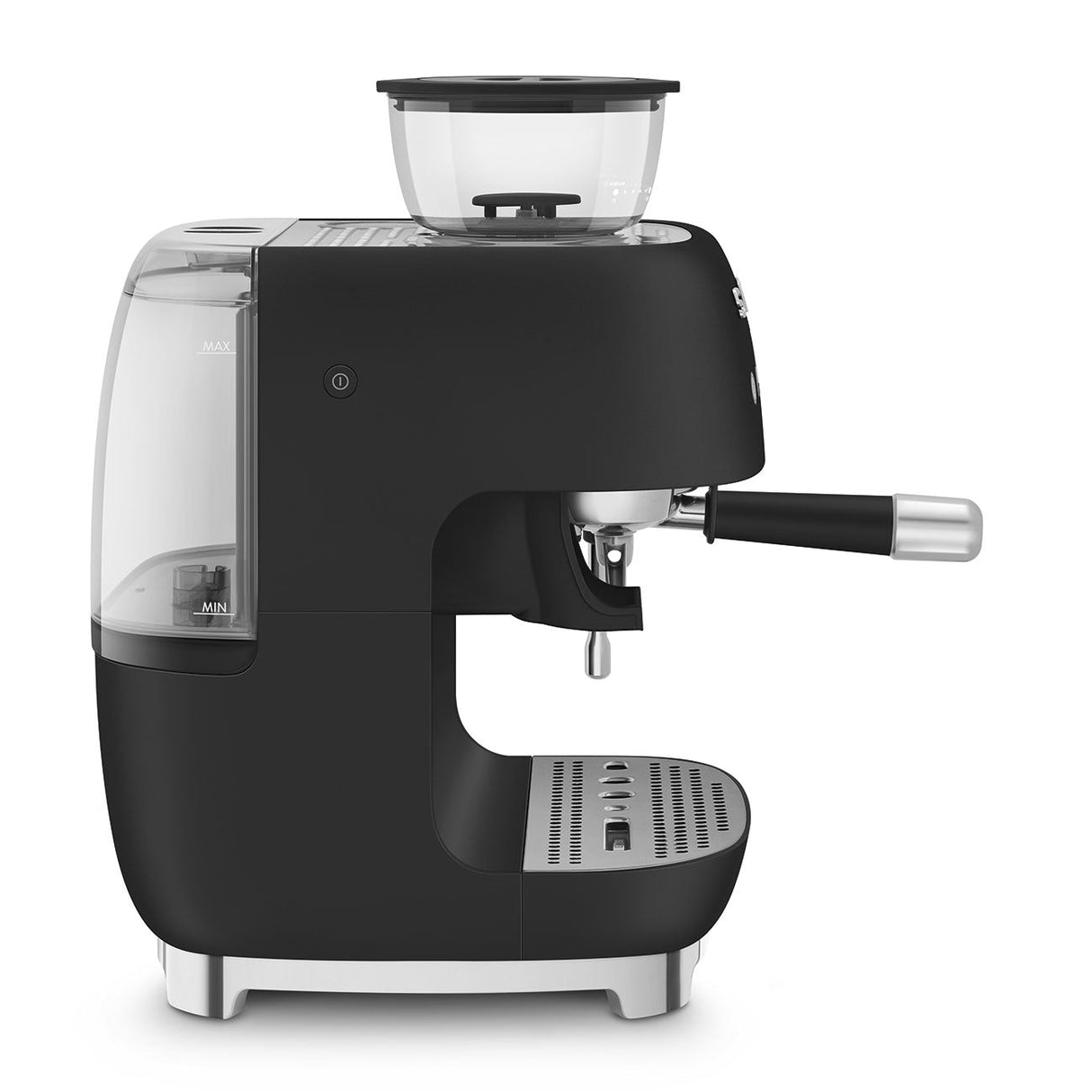 Smeg Retro-Style Semi Automatic Espresso Machine with Grinder EGF03BLMUS (Matte Black) Espresso Machine Smeg