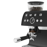 Smeg Retro-Style Semi Automatic Espresso Machine with Grinder EGF03BLMUS (Matte Black) Espresso Machine Smeg