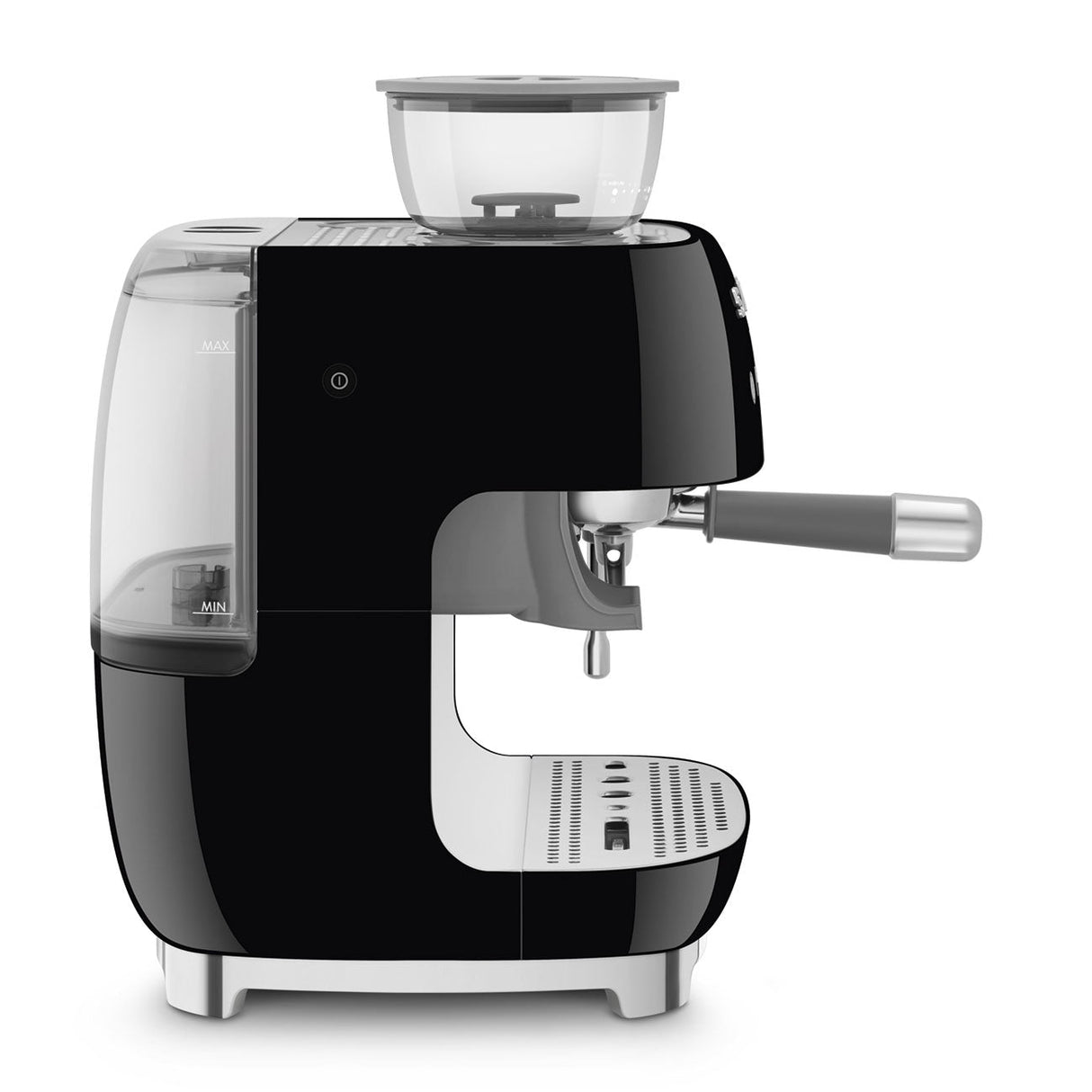 Smeg Retro-Style Semi Automatic Espresso Machine with Grinder EGF03BLUS (Black) Espresso Machine Smeg