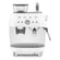 Smeg Retro-Style Semi Automatic Espresso Machine with Grinder EGF03WHUS (White)
