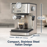 De'Longhi Linea Classic Espresso Machine EM450M (Stainless Steel) Espresso Machine DeLonghi