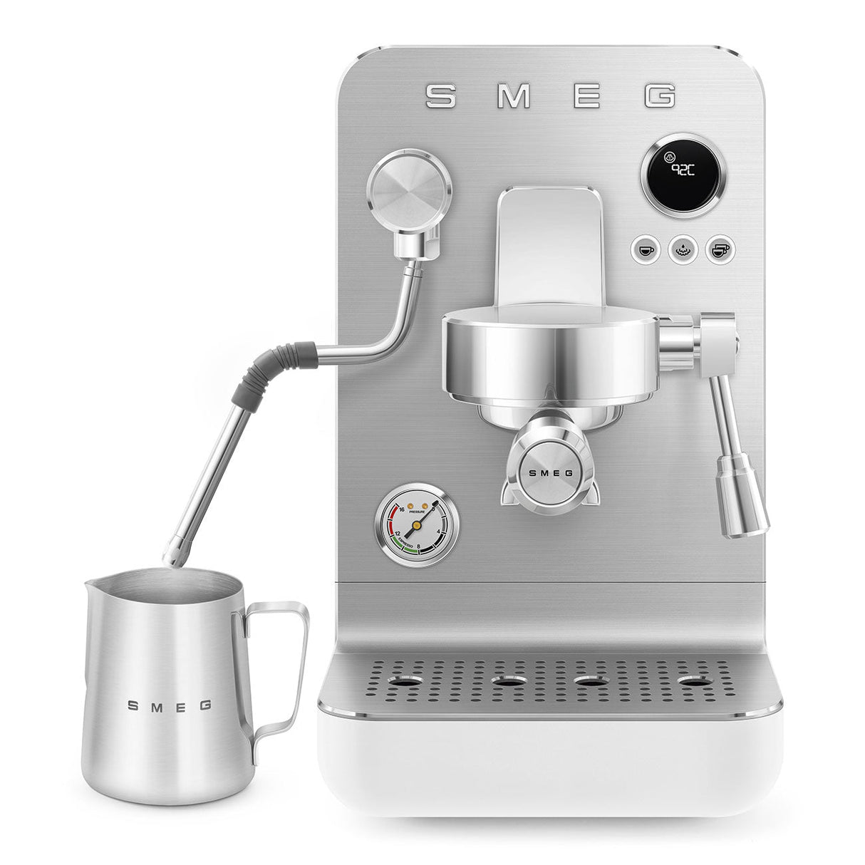 Smeg Mini Pro Espresso Machine EMC02WHMUS (Matte White) Espresso Machine (Prosumer) Smeg