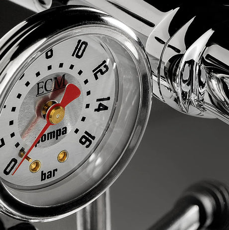 ECM Synchronika II Espresso Machine - Dual Boiler w/ PID Stainless Steel and Flow Control Espresso Machine (Prosumer) ECM