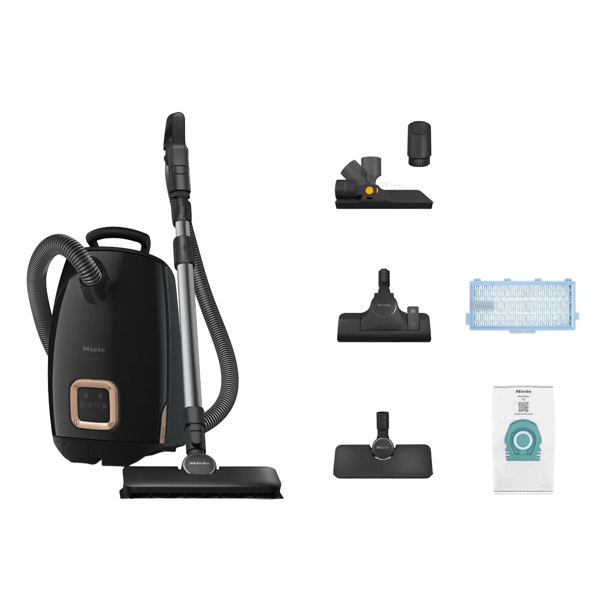 Miele Guard L1 AllFloor Canister Vacuum Cleaner 41USE038CDN (Obsidian Black) Vacuum Cleaners Miele