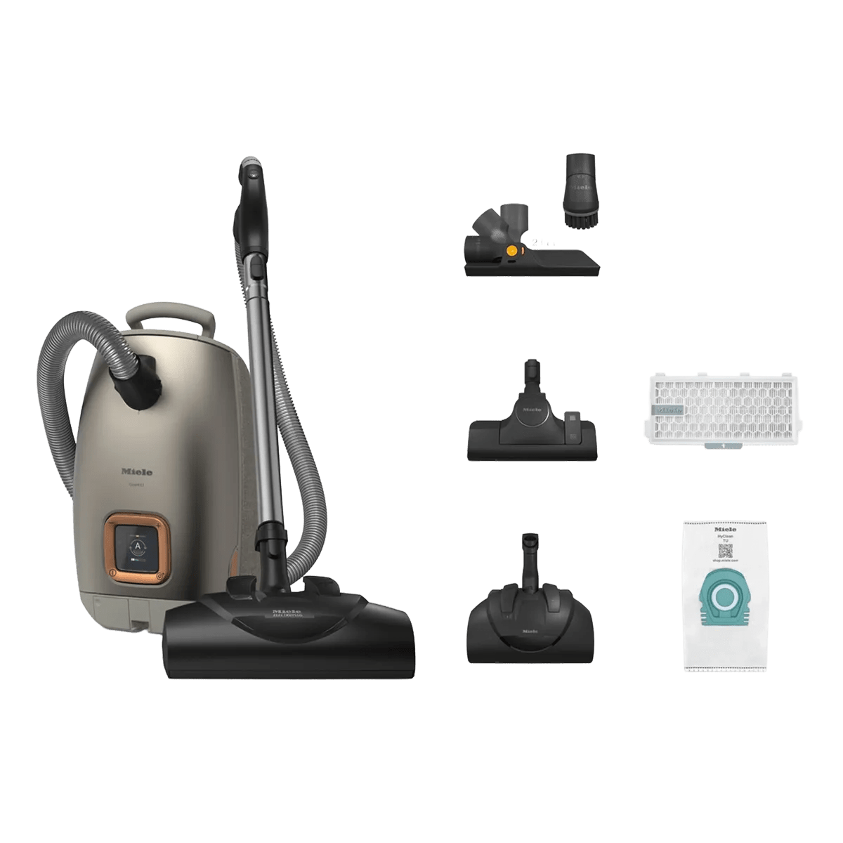 Miele Guard L1 Electro Canister Vacuum Cleaner 41UFE036CDN (Titanium Pearlfinish) Vacuum Cleaners Miele