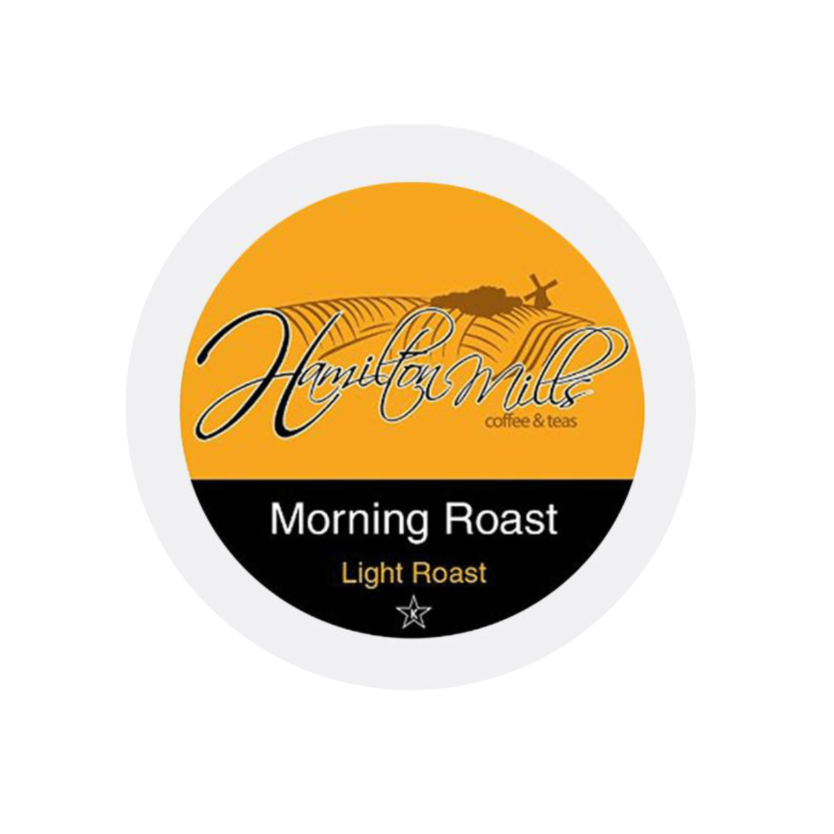 Hamilton Mills Morning Roast Single-Serve Coffee Pods (Box of 40) K-Cups Hamilton Mills