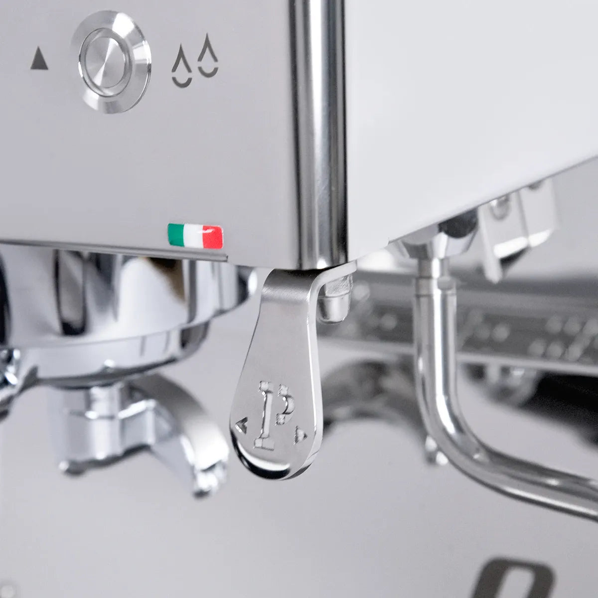 Quick Mill Pop-up Espresso Machine (Stainless Steel) with Tamper Bundle Espresso Machine Quick Mill