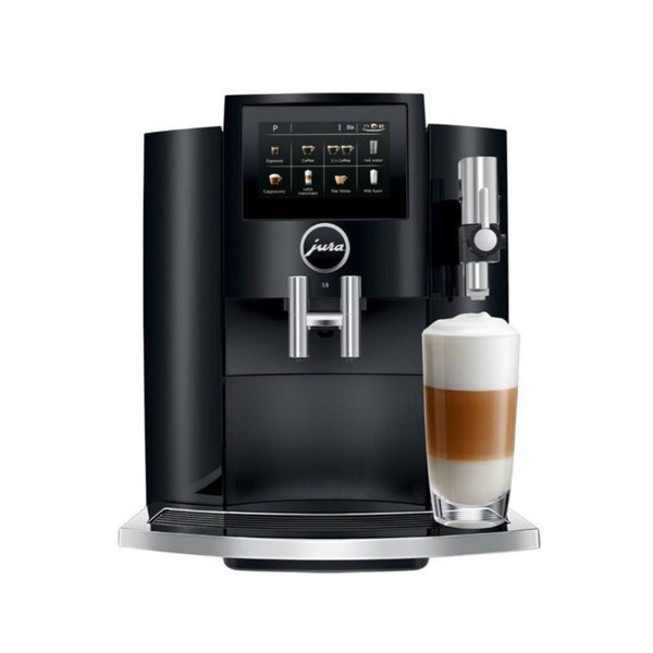 Jura S8 Super Automatic Coffee & Espresso Machine 15358 (Piano Black) (OPEN BOX) (3419)
