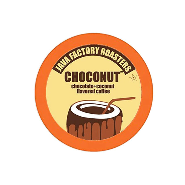Java Factory Choconut Single-Serve Coffee Pods (Box of 40) K-Cups Java Factory