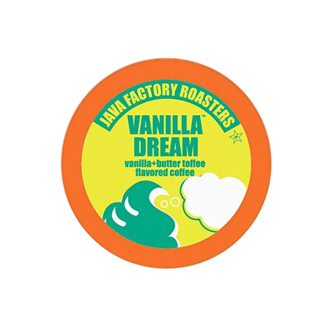 Java Factory Vanilla Dream Single-Serve Coffee Pods (Box of 40)