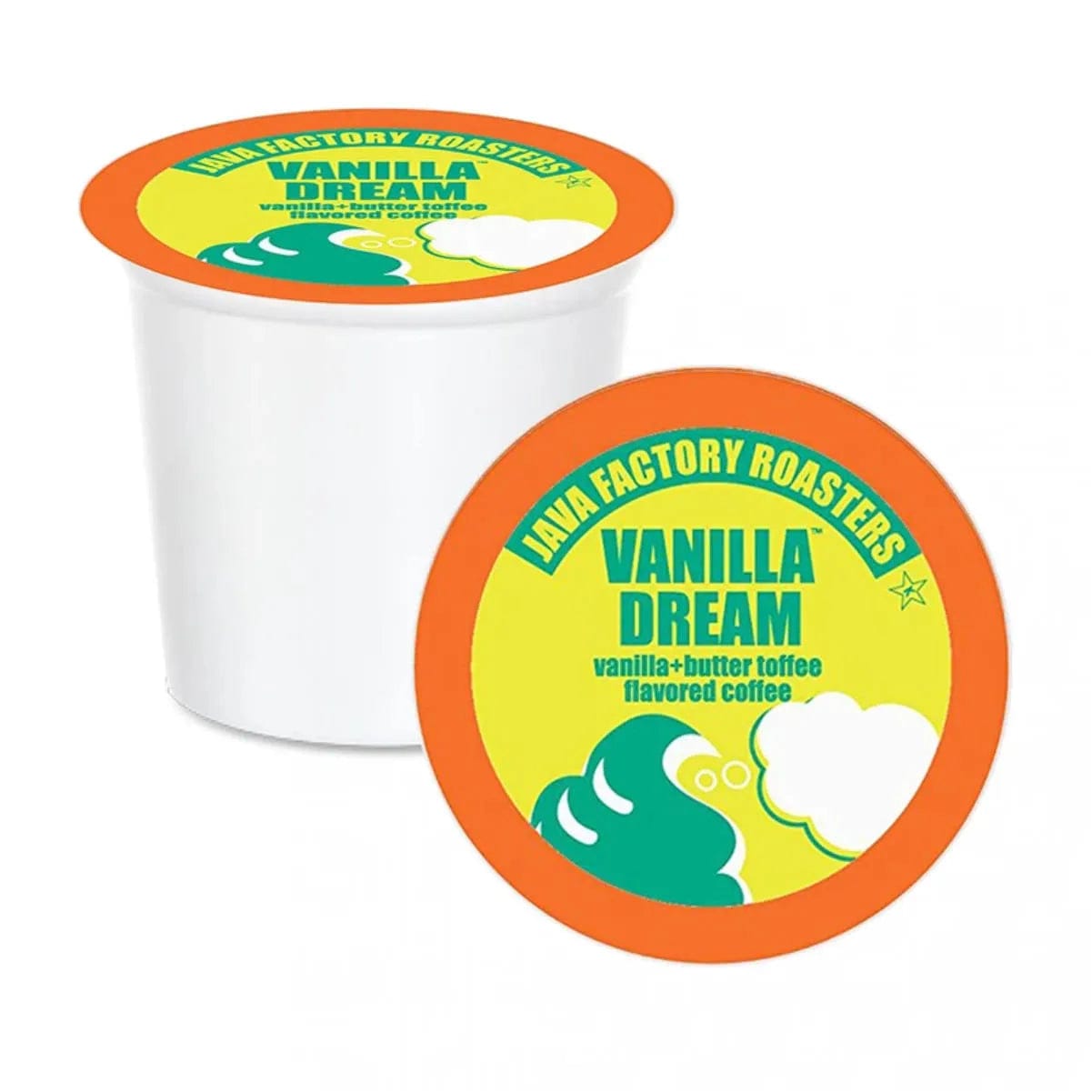 Java Factory Vanilla Dream Single-Serve Coffee Pods (Case of 160) K-Cups Java Factory