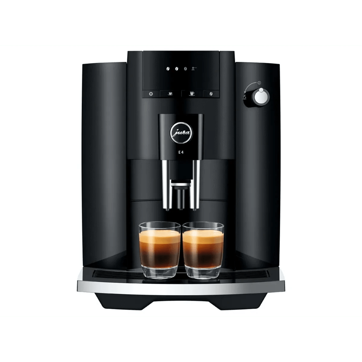 Jura E4 Super Automatic Coffee Machine 15466 (Piano Black) Super Automatic Espresso Machine Jura