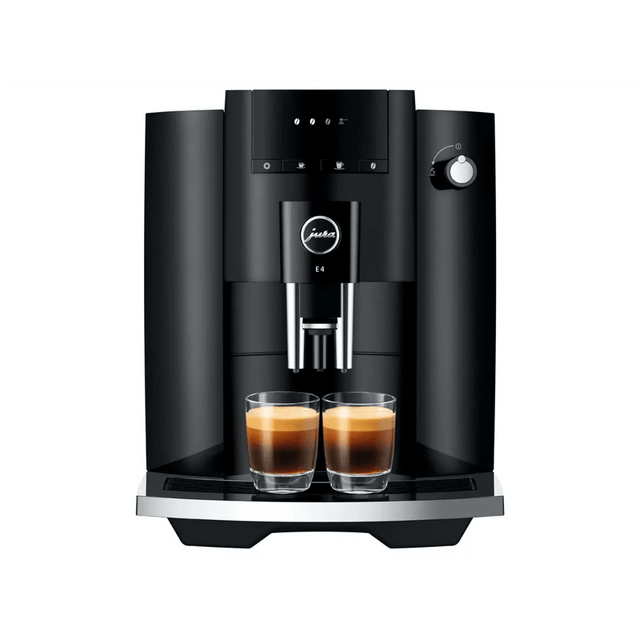 Jura E4 Super Automatic Coffee Machine 15466 (Piano Black) Super Automatic Espresso Machine Jura