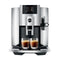 Jura E8 Chrome Automatic Coffee Machine - (Model 15371 | Latest Version) - Open Box, Unused