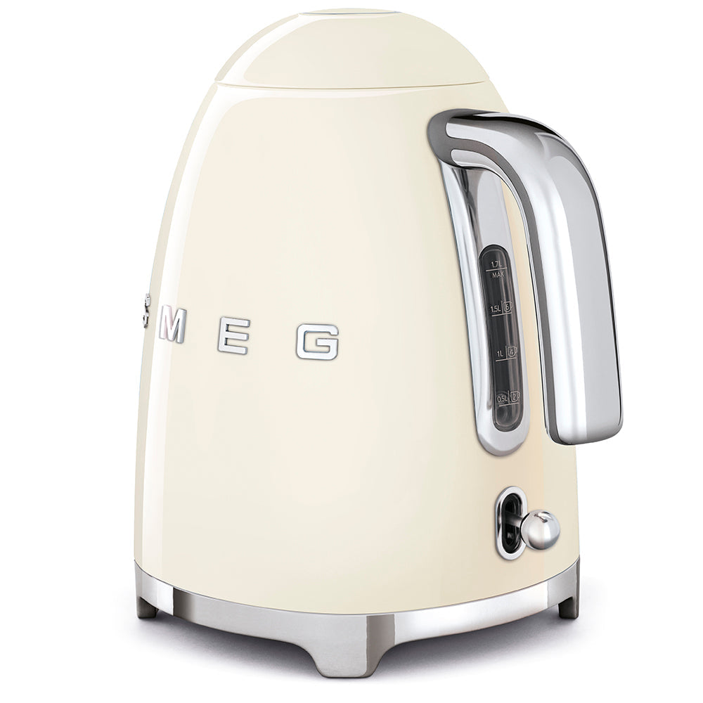 Smeg Retro-Style 1.7L Electric Kettle KLF03CRUS (Cream) Kettle Smeg
