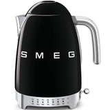 Smeg Retro-Style Variable Temperature 1.7L Electric Kettle KLF04BLUS (Black) Kettle Smeg