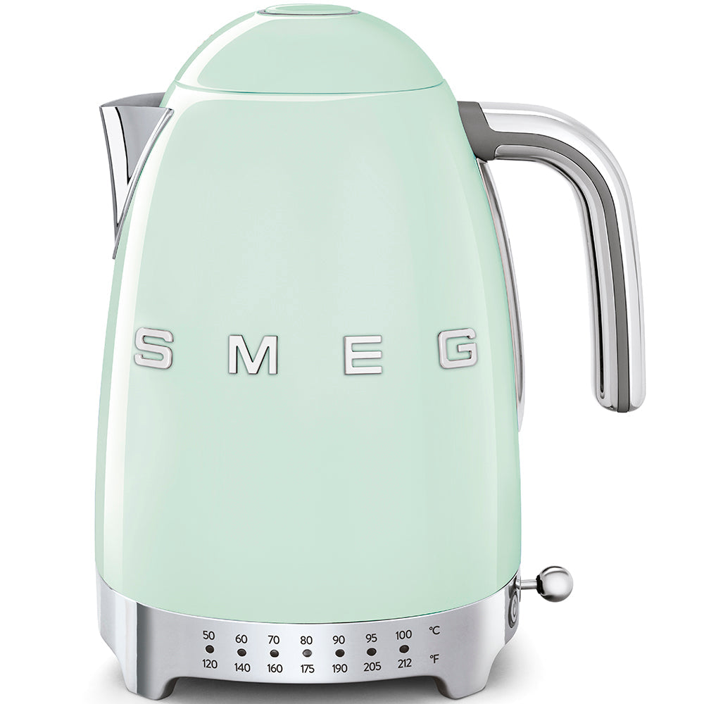 Smeg Retro-Style Variable Temperature 1.7L Electric Kettle KLF04PGUS (Pastel Green) Kettle Smeg