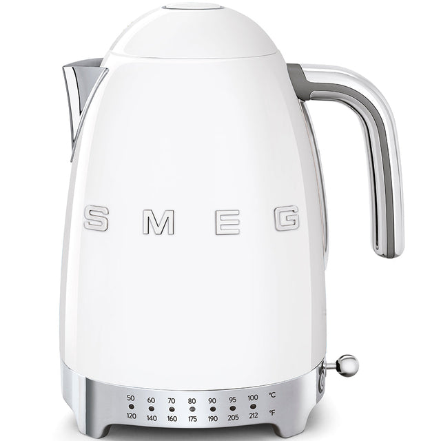 Smeg Retro-Style Variable Temperature 1.7L Electric Kettle KLF04WHUS (White) Kettle Smeg