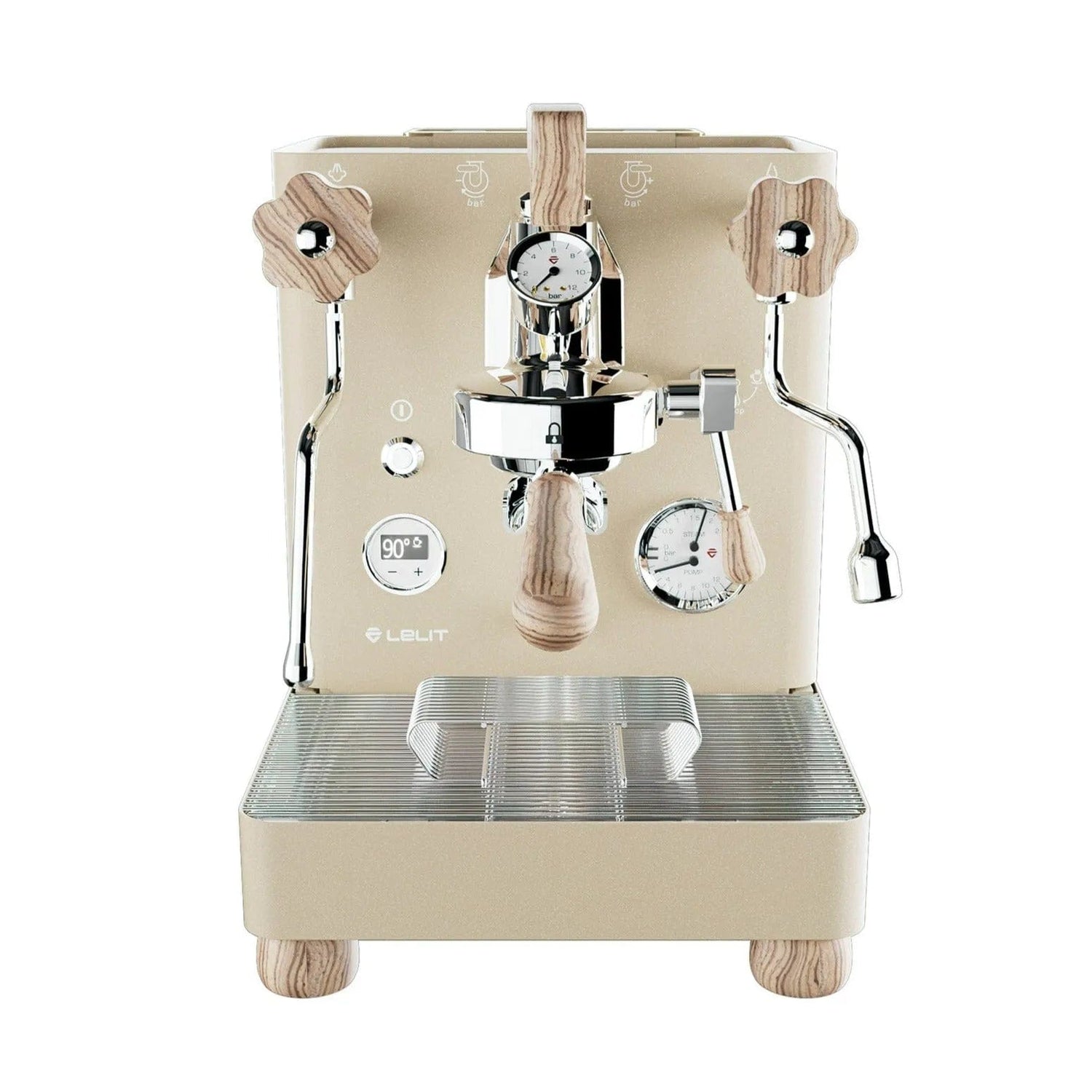 Lelit Bianca 3 Semi-Automatic Dual-Boiler E61 Espresso Machine with PID PL162TCG (Version 3) Gold Espresso Machine (Prosumer) Lelit