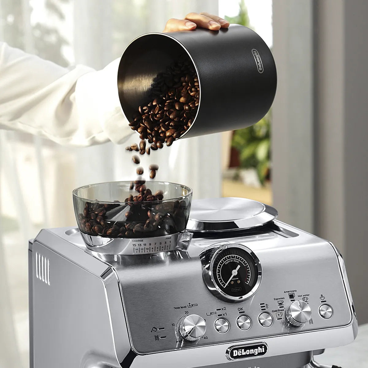De'Longhi La Specialista Arte Evo Semi-Automatic Espresso Machine EC9250M (Metal) Espresso Machine DeLonghi