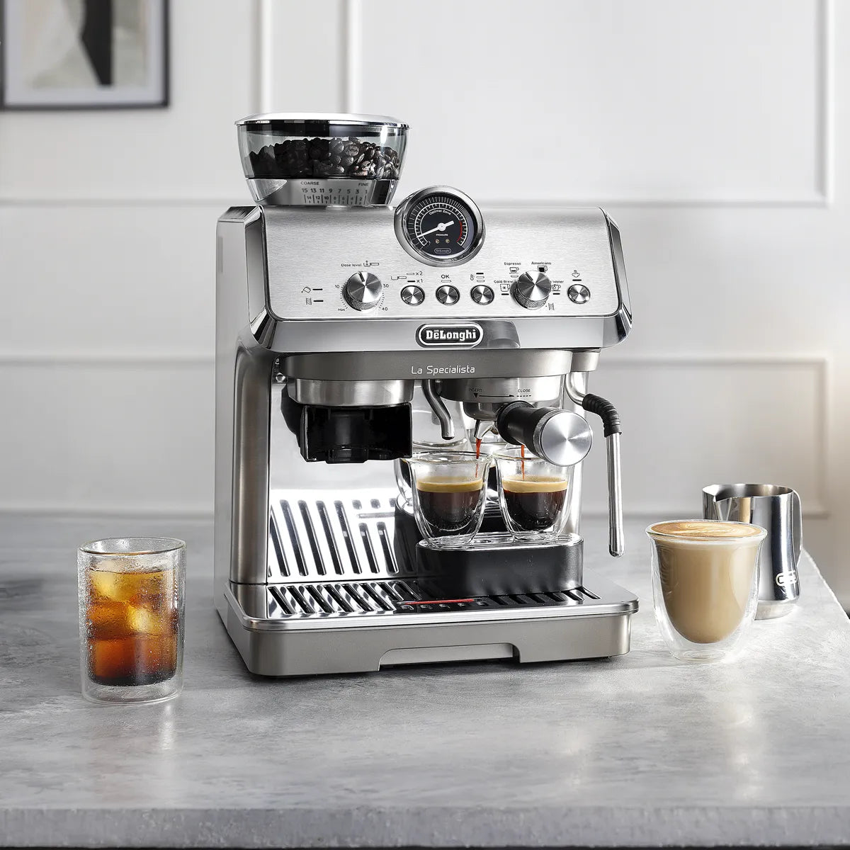De'Longhi La Specialista Arte Evo Semi-Automatic Espresso Machine EC9250M (Metal) Espresso Machine DeLonghi
