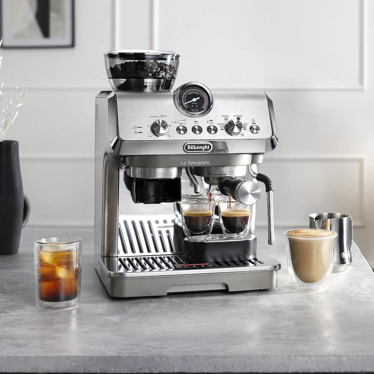 De'Longhi La Specialista Arte Evo Semi-Automatic Espresso Machine with Cold Brew EC9255M Espresso Machine DeLonghi