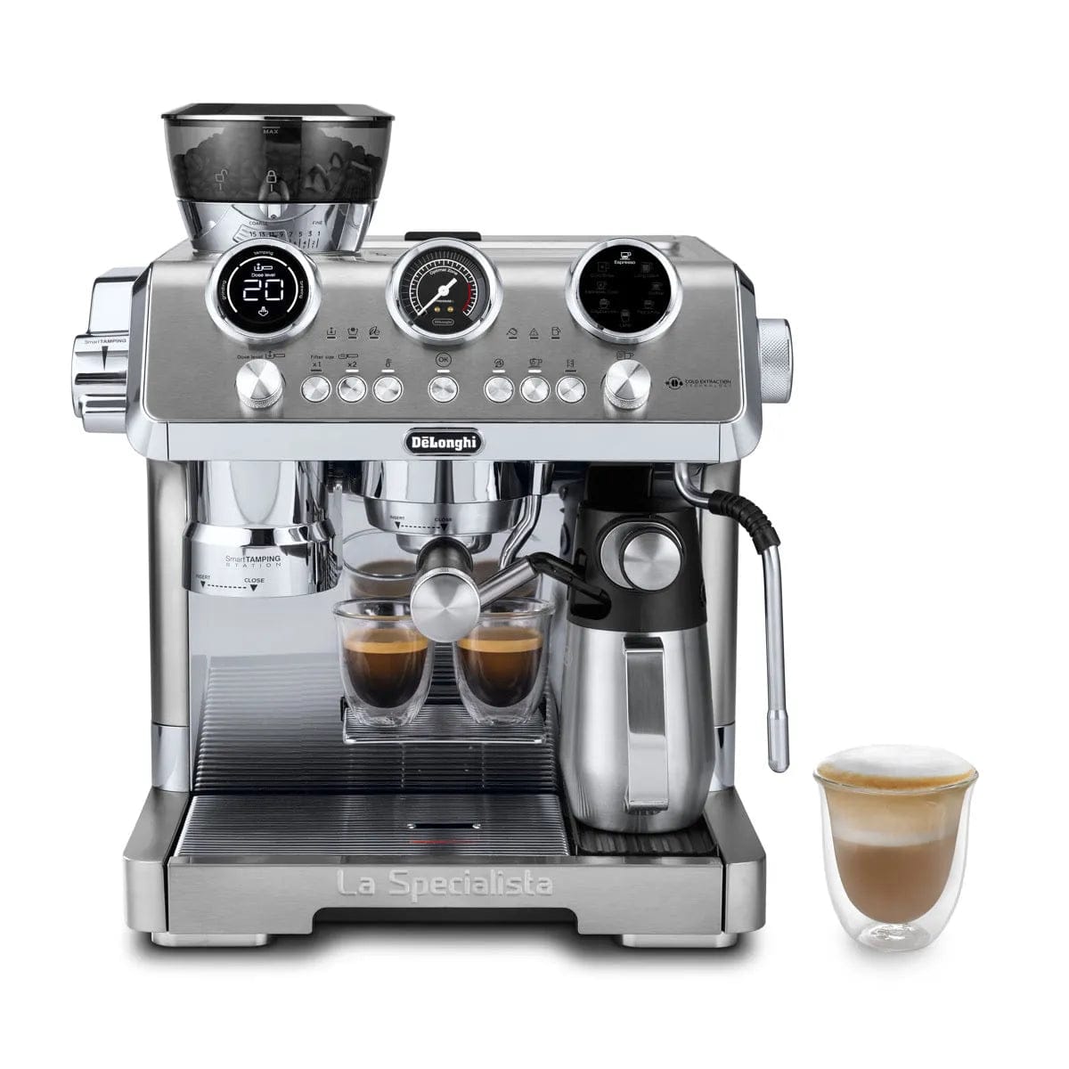 De'Longhi La Specialista Maestro Espresso Machine with Cold Brew EC9885M (Silver) Espresso Machine DeLonghi