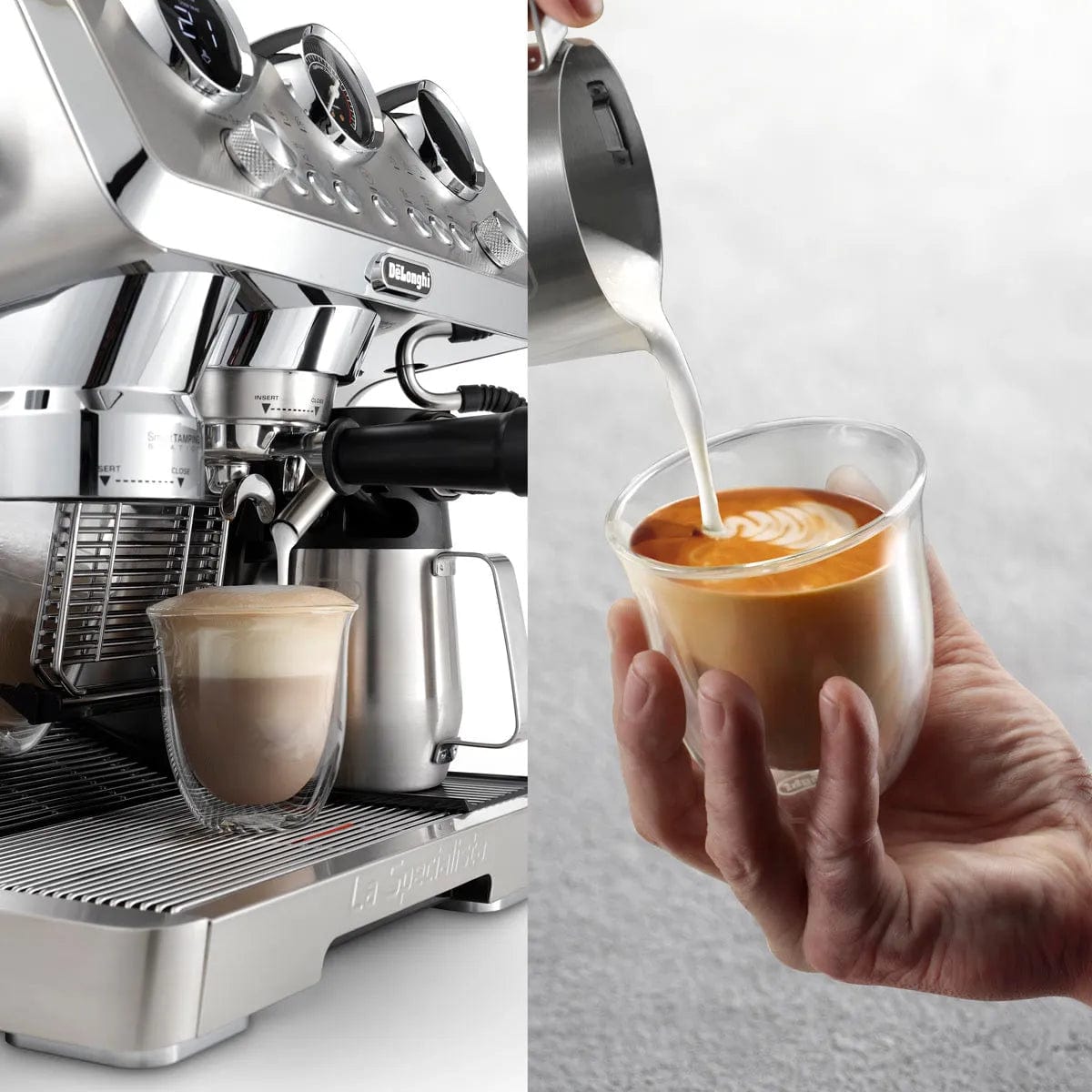 De'Longhi La Specialista Maestro Espresso Machine with Cold Brew EC9885M (Silver) Espresso Machine DeLonghi